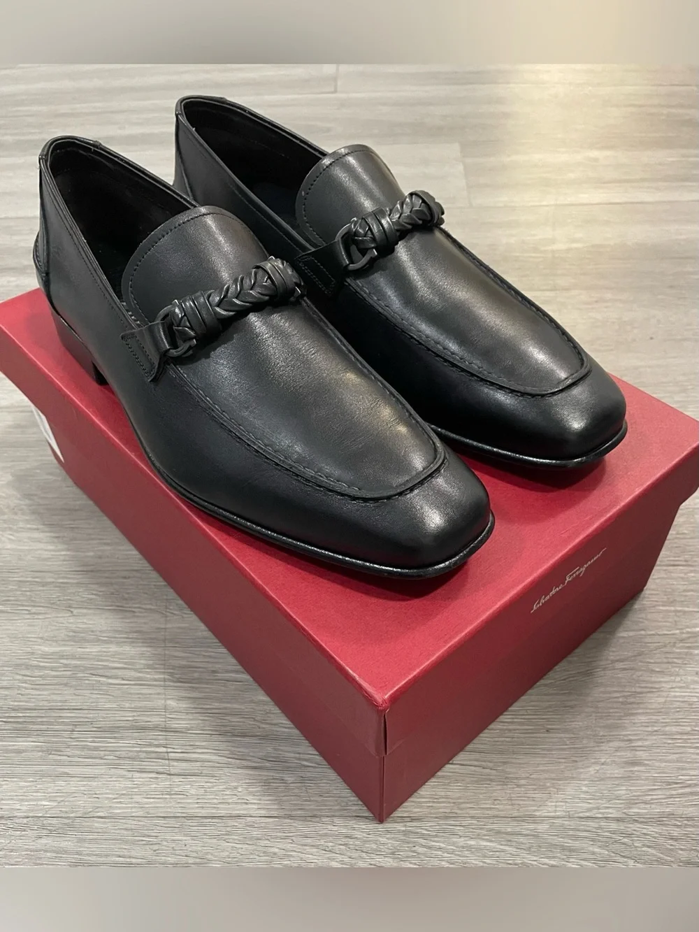 Ferragamo Buckle Loafers Size 8.5 EE